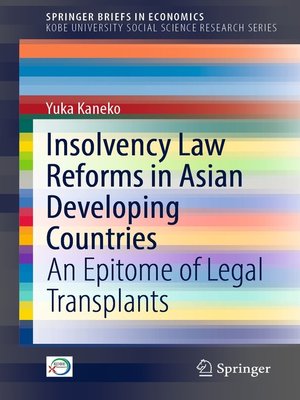 cover image of Insolvency Law Reforms in Asian Developing Countries